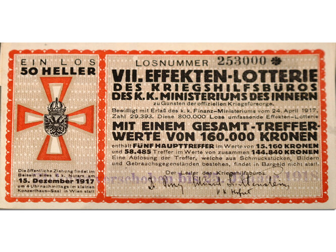 Los des Kriegshilfsbüros | © Mühlviertler Schlossmuseum