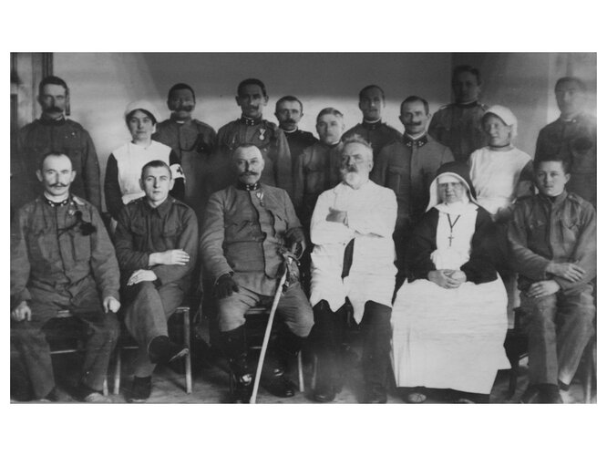 Kriegshilfe für verwundete Soldaten | © Mühlviertler Schlossmuseum