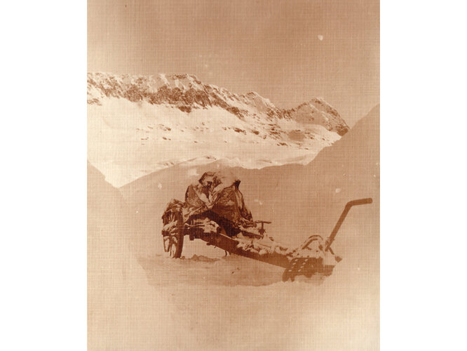 10cm Haubitze M.14 mit Stelle delle Sute | © Mühlviertler Schlossmuseum