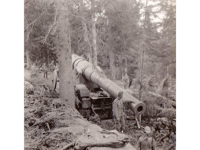 Schiffsgeschütz auf Malga Mandrielle | © Mühlviertler Schlossmuseum