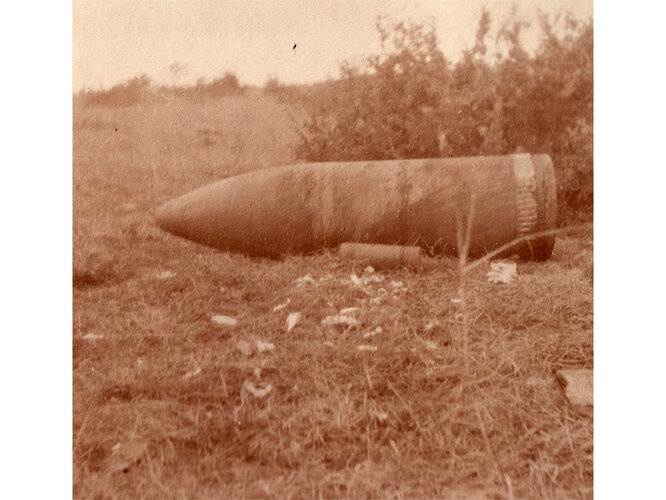 Italienisches Schiffsgeschoss | © Mühlviertler Schlossmuseum