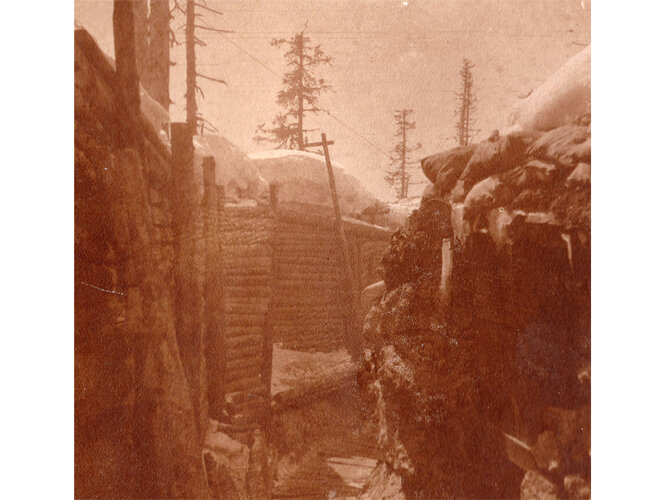 Schützengraben bei Schützenregiment 3 | © Mühlviertler Schlossmuseum