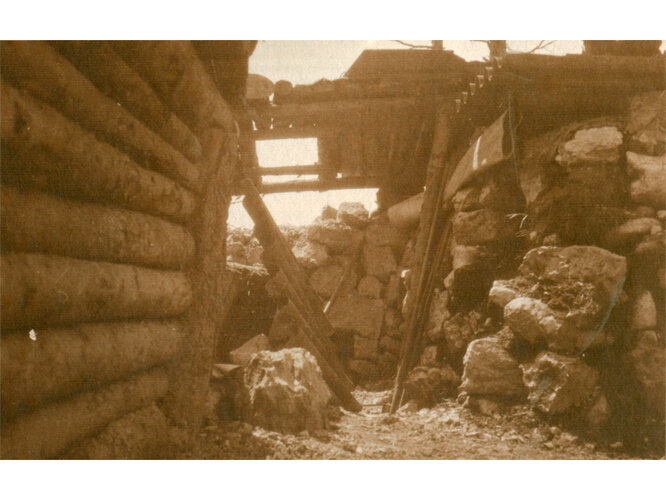 Zerschossener Graben auf Sektion 60 | © Mühlviertler Schlossmuseum