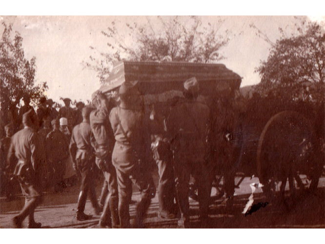 Begräbnis des Major Reithofer in Gorjansko | © Mühlviertler Schlossmuseum