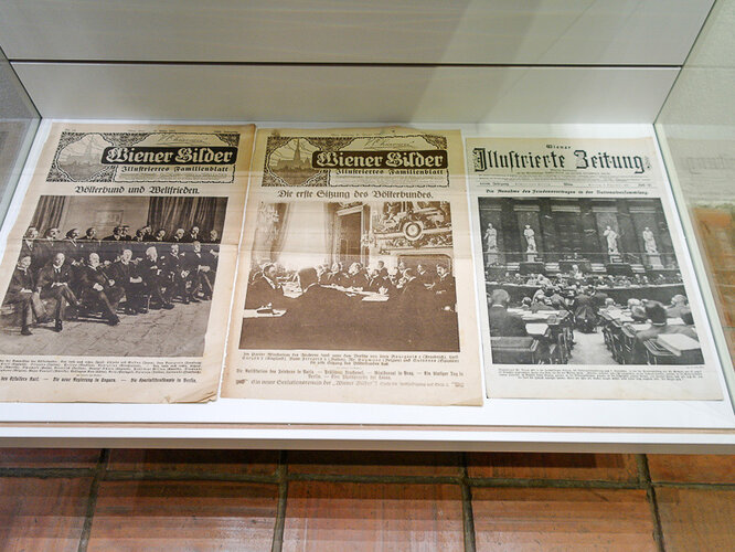 Völkerbund und Weltfrieden | © Foto: Verbund Oö. Museen