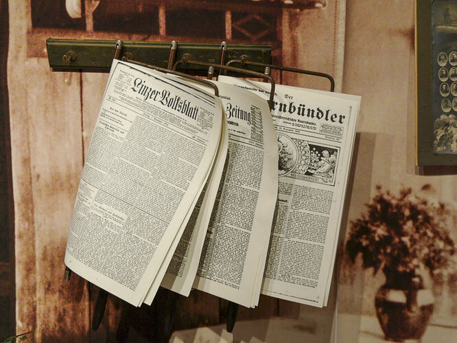 Tageszeitungen | © Foto: Verbund Oö. Museen