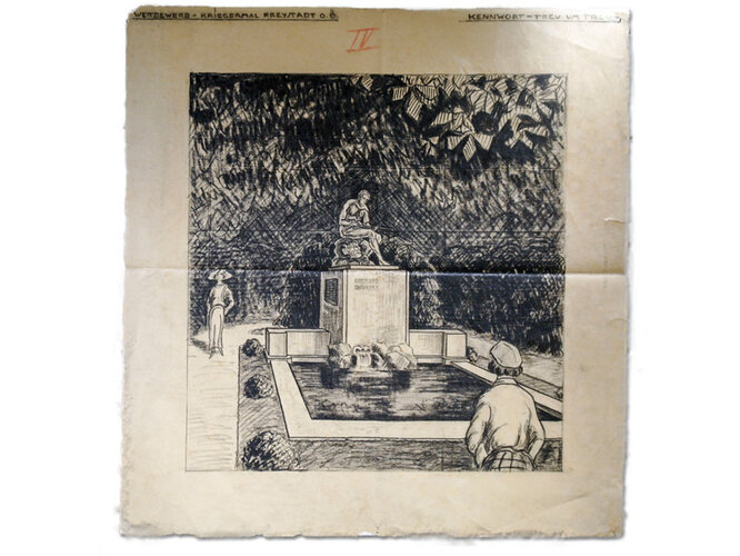 Entwurf Kriegerdenkmal | © Mühlviertler Schlossmuseum