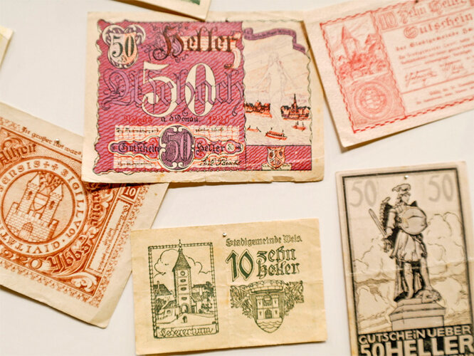 Notgeld | © Foto: Verbund Oö. Museen