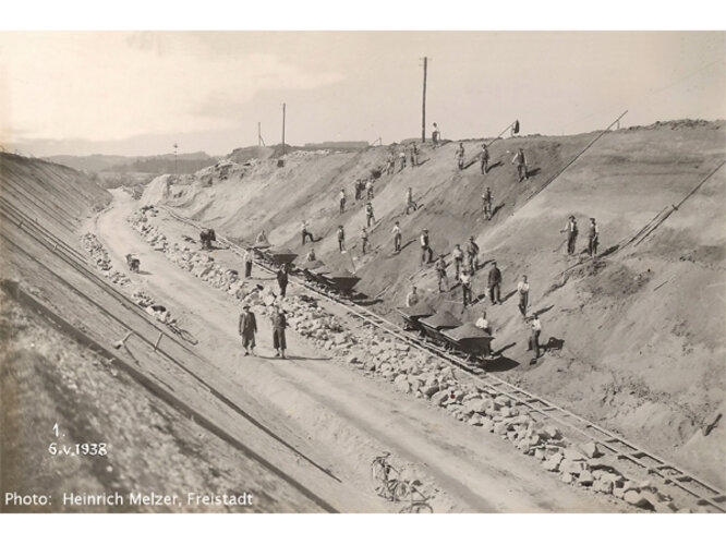 Straßengroßbaustelle