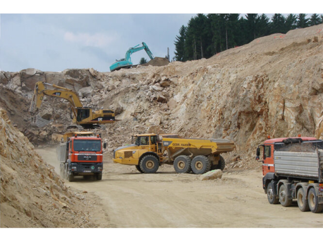 Straßengroßbaustelle