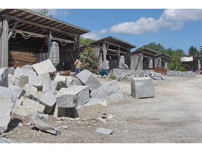 Arbeitsplätze im Steinbruch