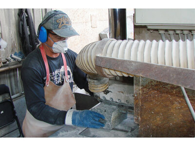 Pflasterstein und Randleistenerzeugung