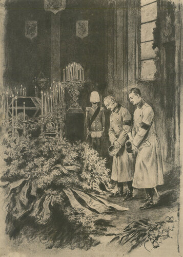 Kondolenzbesuch von Kaiser Wilhelm