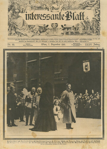 Das interessante Blatt, Titelseite
