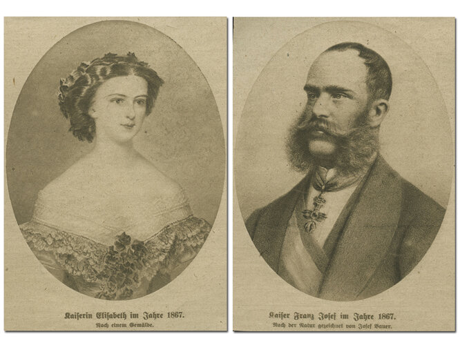 Kaiserin Elisabeth und Kaiser Franz Josef