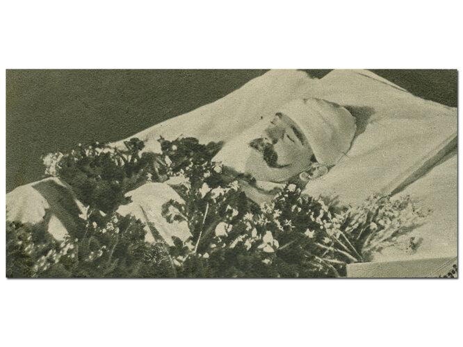 Kronprinz Rudolf am Totenbett