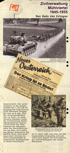 Tafel: Das Ende des Krieges | © Mühlviertler Schlossmuseum