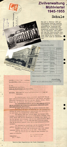 Tafel: Schule | © Mühlviertler Schlossmuseum