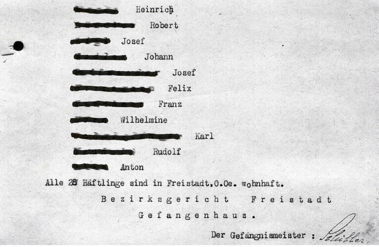 Verurteilte Nationalsozialisten