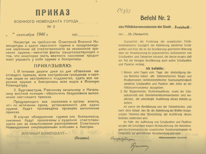Befehl des Militärkommandanten