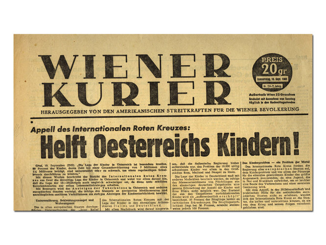 Helft Oesterreichs Kindern!