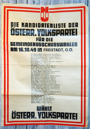 Wahlplakat