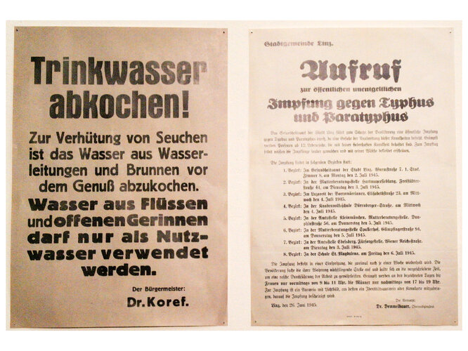 Aufrufe an die Bevölkerung