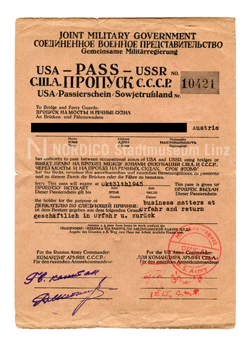 Brücken-Passierschein