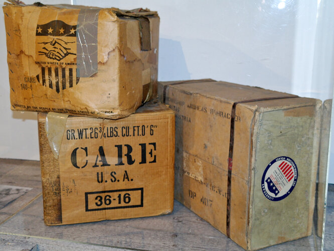 Vitrinenansicht: Care Pakete