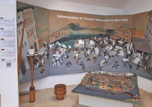 Ausstellungsbereich: Der Salzumschlag in Gmunden | © K-Hof Kammerhof Museum Gmunden
