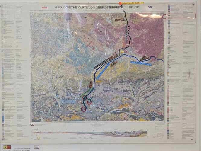 Geologische Karte von Oberösterreich – Wege des Salzes  | © Geologische Bundesanstalt, 2006