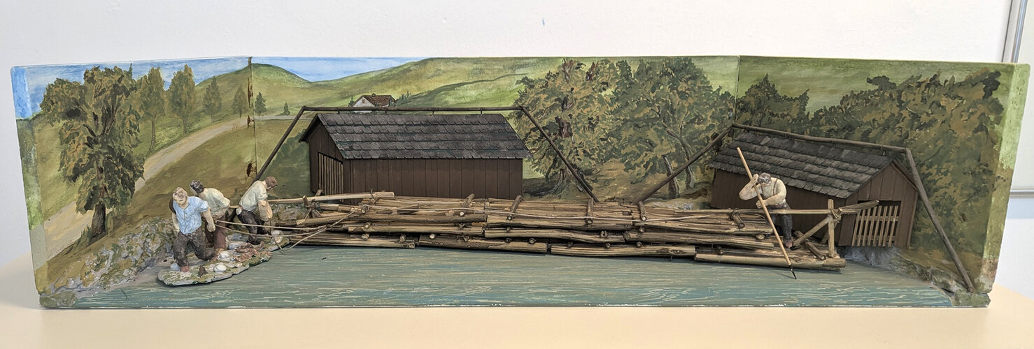 Modell eines Floßes | © K-Hof Kammerhof Museum Gmunden