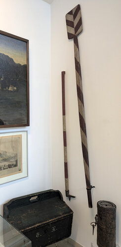 Ruder und Schiffhaken | © K-Hof Kammerhof Museum Gmunden