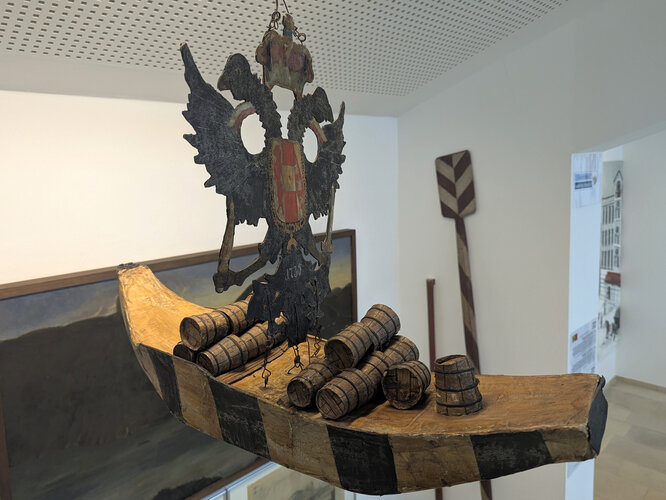 Zunftzeichen der Salzschiffer von Gmunden