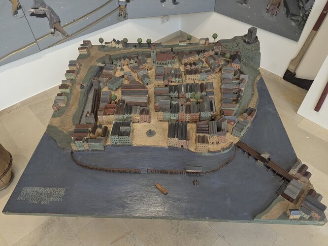 Modell der Stadt Gmunden im Jahre 1650 | © Foto: Verbund OÖ Museen
