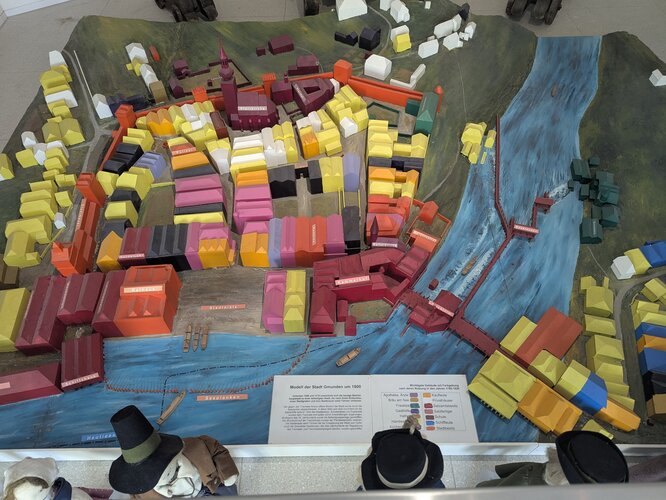 Modell der Stadt Gmunden um 1800 | © Foto: Verbund OÖ Museen