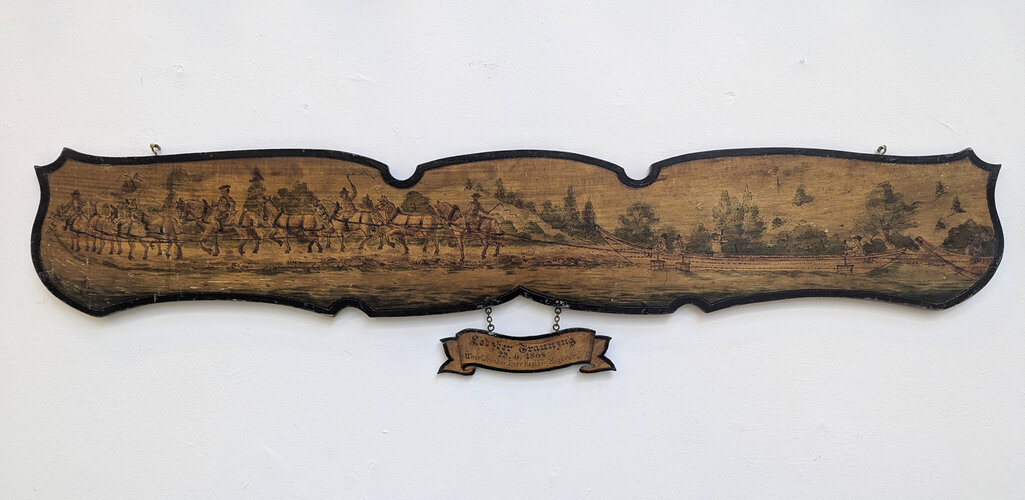 Stammtischschmuck der Traunreiter-Zunft | © Foto: Elisabeth Kreuzwieser, Verbund OÖ Museen