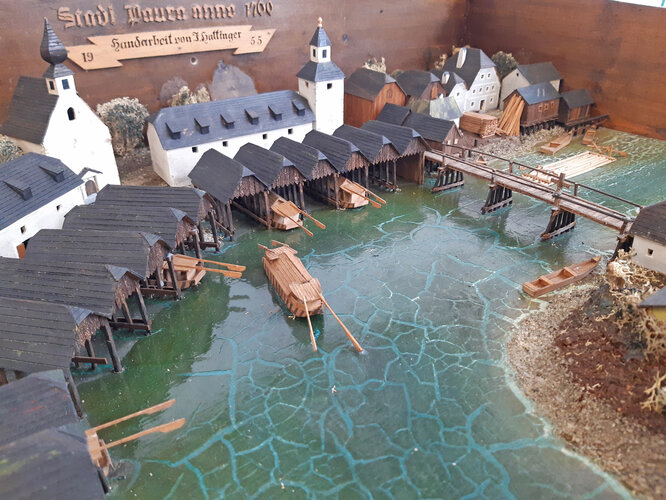 Stadl Paura im Jahre 1700 - Detail | © Foto: J.T. Weidinger, K-Hof Kammerhof Museum