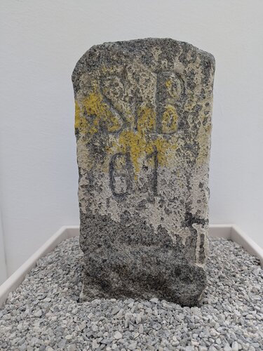 Kilometrierungsstein | © Foto: Verbund OÖ Museen