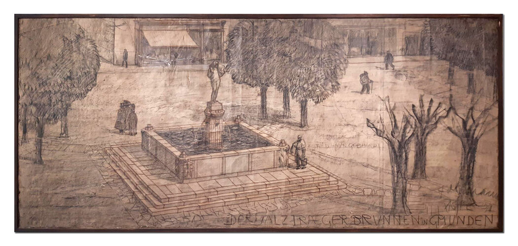 Salzträger-Brunnen am Gmundner Rathausplatz | © K-Hof Kammerhof Museum Gmunden