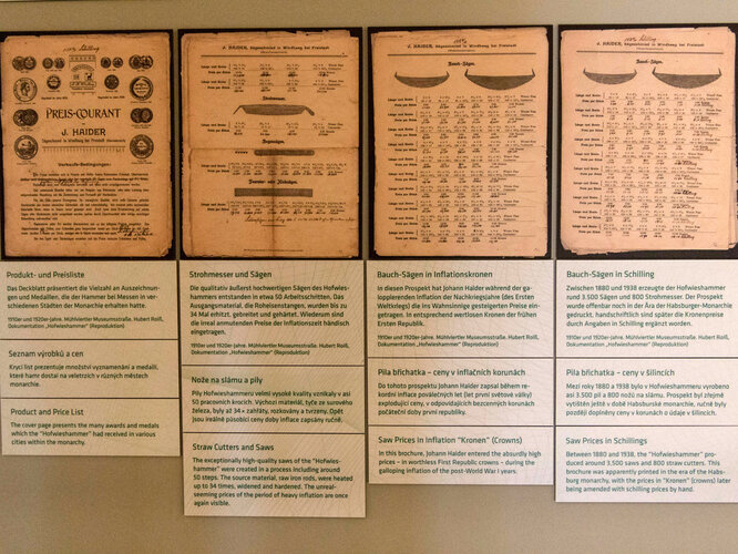 Produkt- und Preislisten