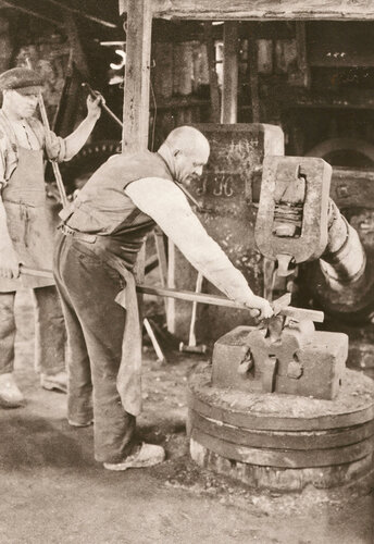 „Abstucken“ mit dem Schwanzhammer