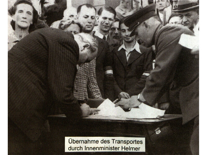 Übernahme des Transportes