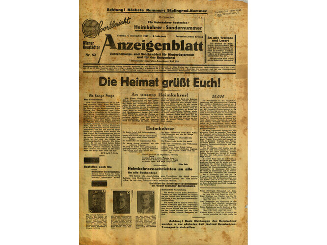 Sondernummer für Heimkehrer