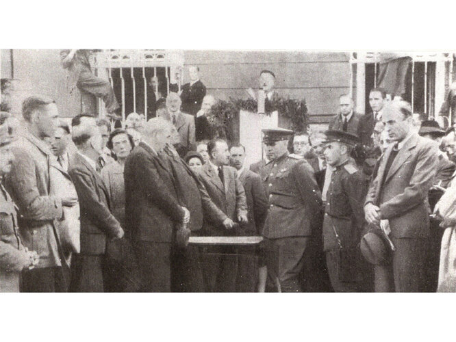 Begrüßung der Heimkehrer