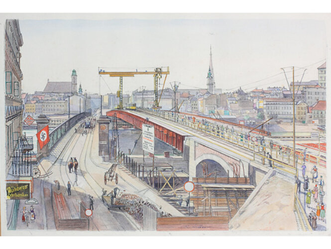 Baustelle Donaubrücke