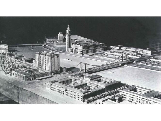 Modellfoto Donauverbauung