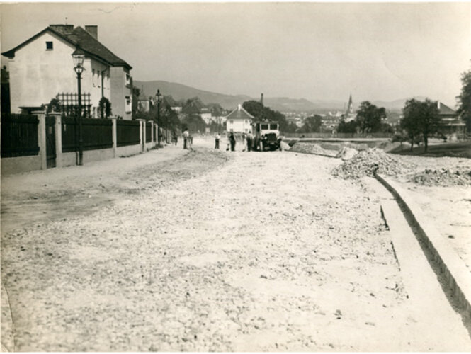 Bauarbeiten 1938 | © NORDICO Stadtmuseum Linz
