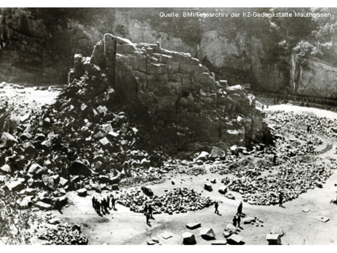 Konzentrationslager Mauthausen | © BMI/Fotoarchiv KZ-Gedenkstätte Mauthausen, Fotograf unbekannt