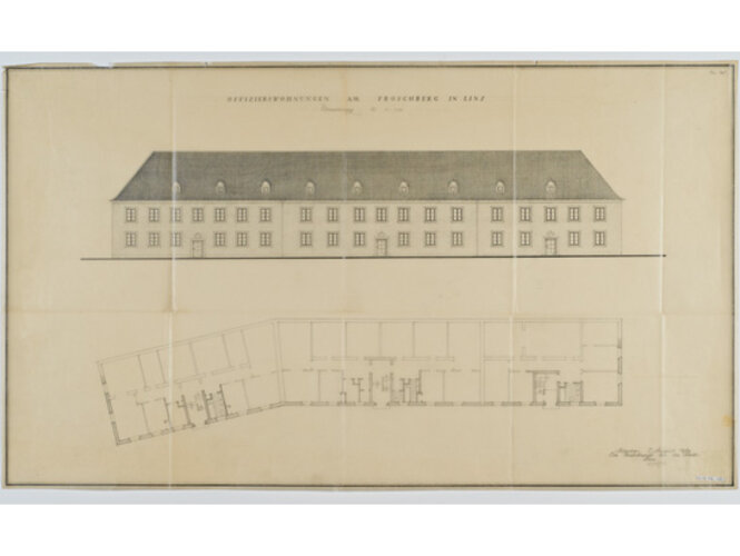 Offizierswohnungen am Froschberg | © Archiv der Stadt Linz